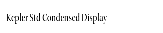 Choque Display Condensed SSi