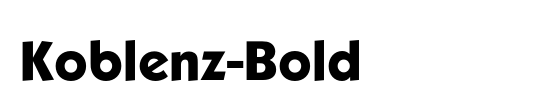 Koblenz-Bold