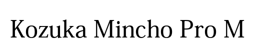 MS Mincho