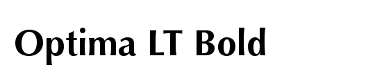 Optima Bold Italic Ex BI