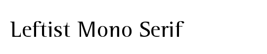Verily Serif Mono