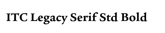 Legacy Serif OS ITC TT