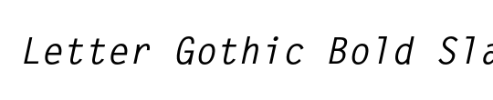 LetterGothic-Medium