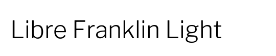 Libre Franklin