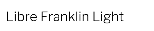 Franklin Gothic Light SSi