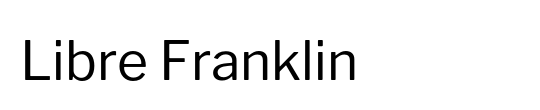 Libre Franklin