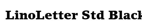 LinoLetter Std