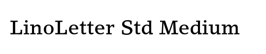 LinoLetter Std