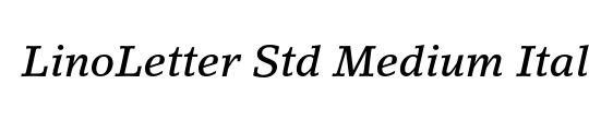 LinoLetter Std