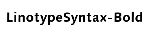 LinotypeSyntax