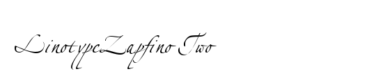 LinotypeZapfino