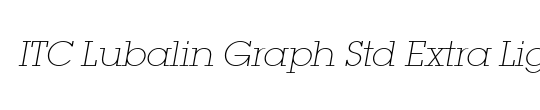 ITC Lubalin Graph