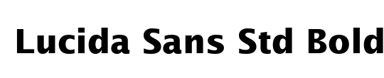 Lucida Sans Std