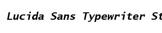 Lucida Sans Typewriter Std