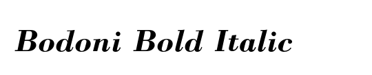 Bodoni MT