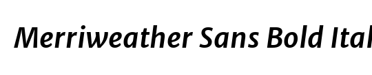 Merriweather Sans