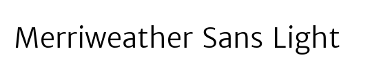 Merriweather Sans ExtraBold