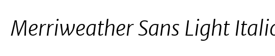 Merriweather Sans