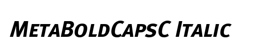 MetaBoldCapsC