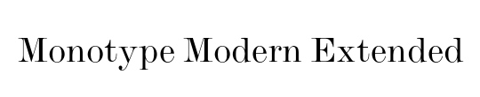 ModernMT Bold