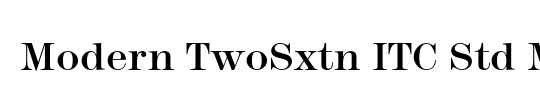 Modern TwoSxtn ITC Std