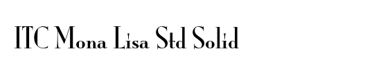 Mona Lisa Solid ITC OS