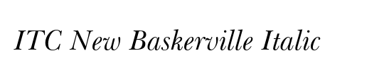 ITC New Baskerville