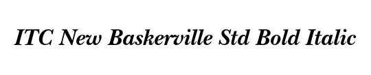 ITC New Baskerville Std