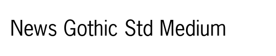 News Gothic Std