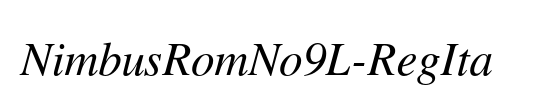 NimbusRomNo9L