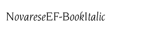 NovareseEF-BookItalic