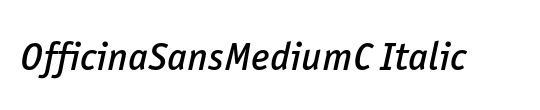 OfficinaSansMediumC