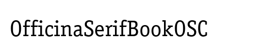 OfficinaSerifBookOSC