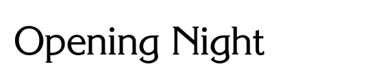 LHF Opening Night SERIF