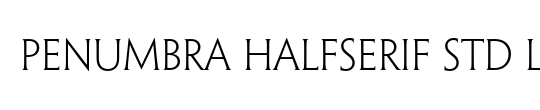 Penumbra HalfSerif Std