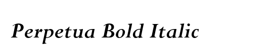 Perpetua Wd Bold