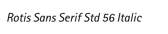 Rotis Serif Std