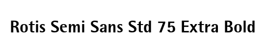 Rotis Semi Serif Std