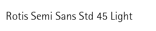 Rotis Sans Serif Std