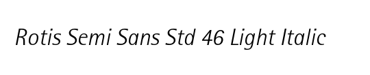 Rotis Semi Serif Std