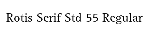 Rotis Semi Serif Std