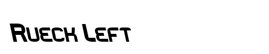 My Left Font