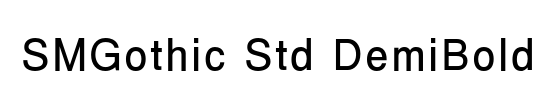 SMGothic Std