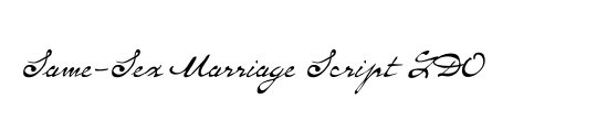 Marriage Script