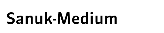 Sanuk-MediumItalic