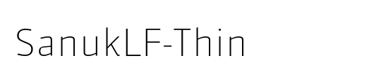 SanukLF-ThinItalic