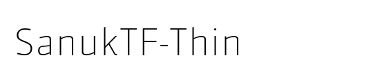 SanukTF-ThinItalic