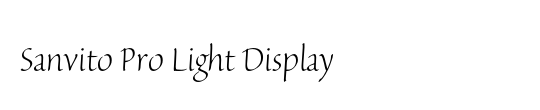 PF Din Display Light