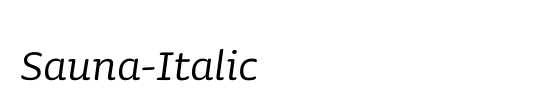 Sauna-Italic