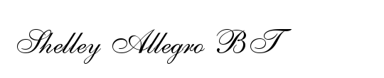 Shelley-AllegroScript